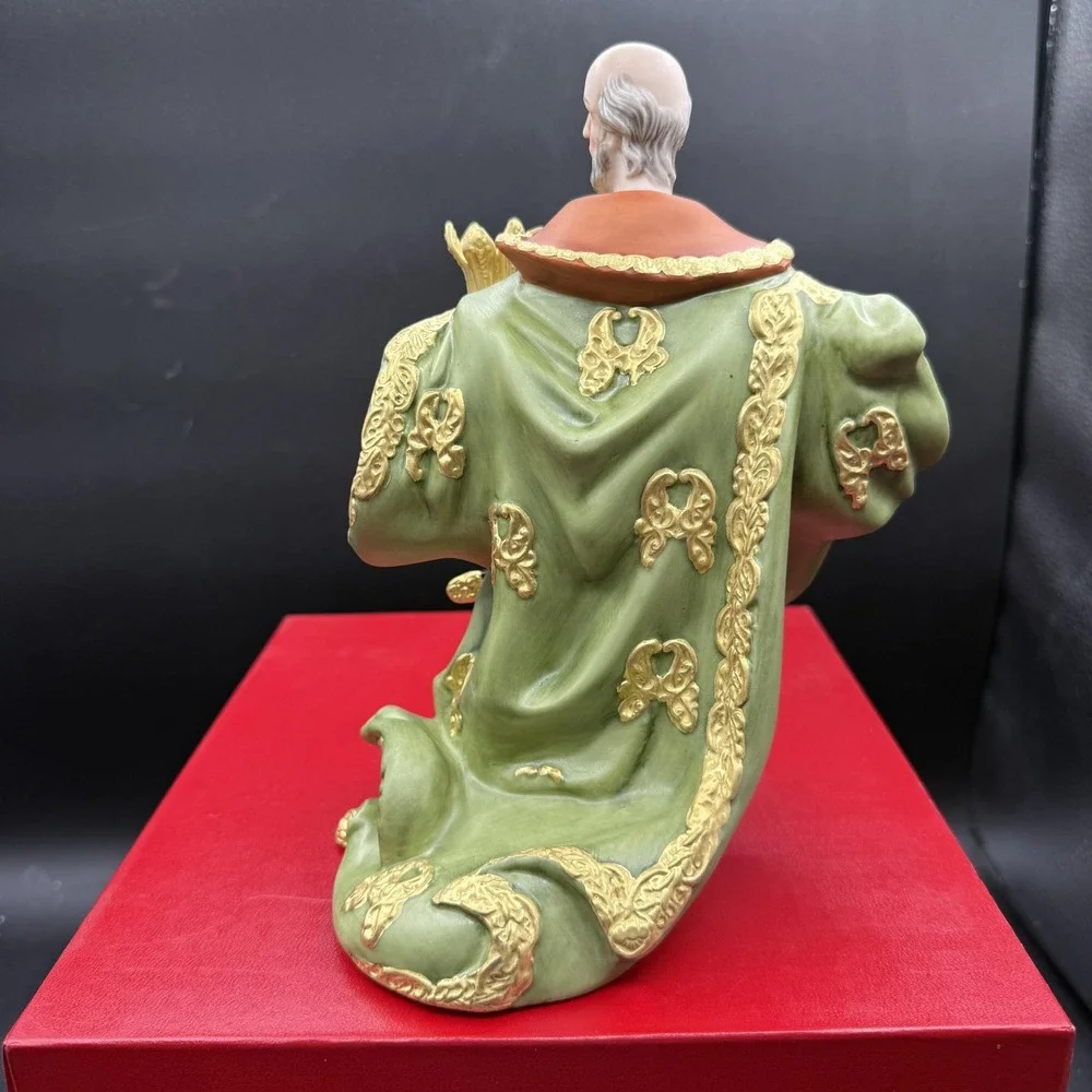 The Vatican Nativity Collection Melchior Figurine Small Hand Painted Porcelain